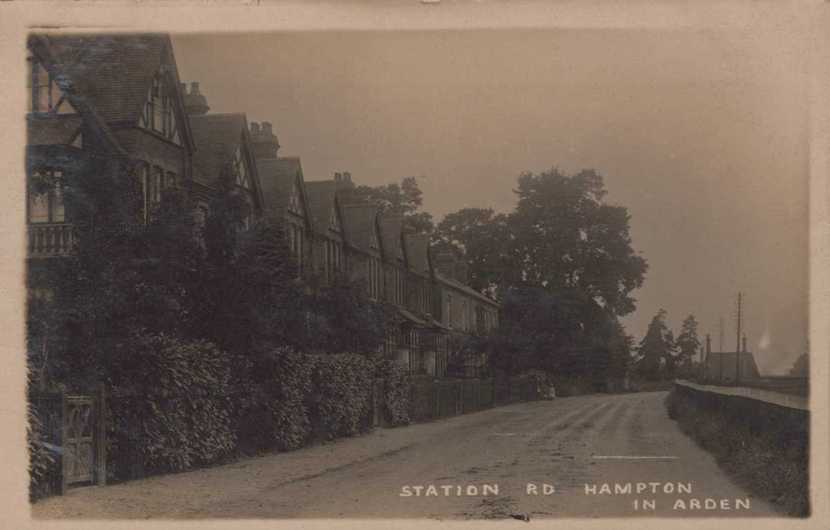 A collection of 32 postcards of Warwickshire including photographic postcards titled ‘Police Station - Image 2 of 7