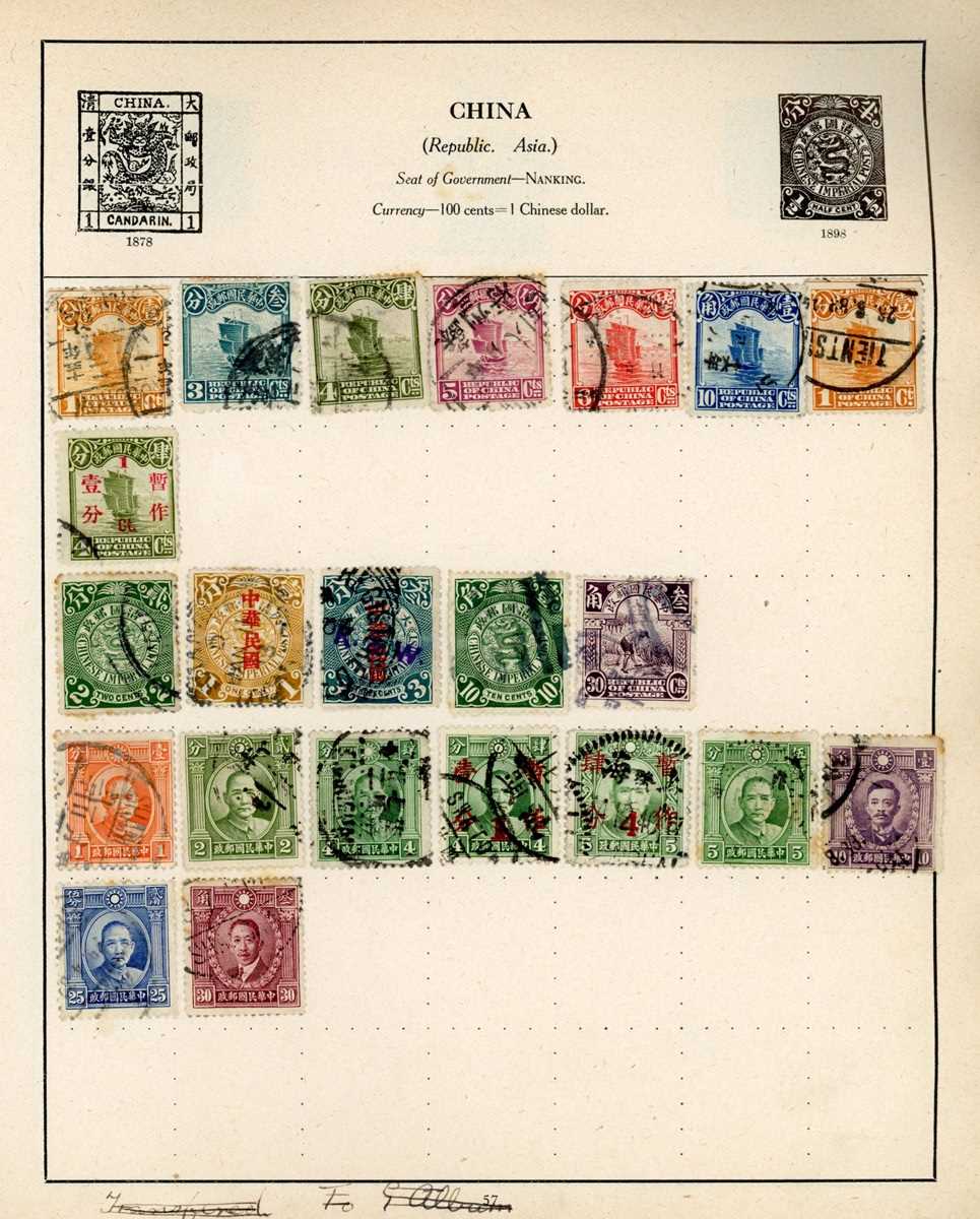 World stamps in Strand album, plus one other album, loose in folders, envelopes, Great Britain - Image 5 of 9