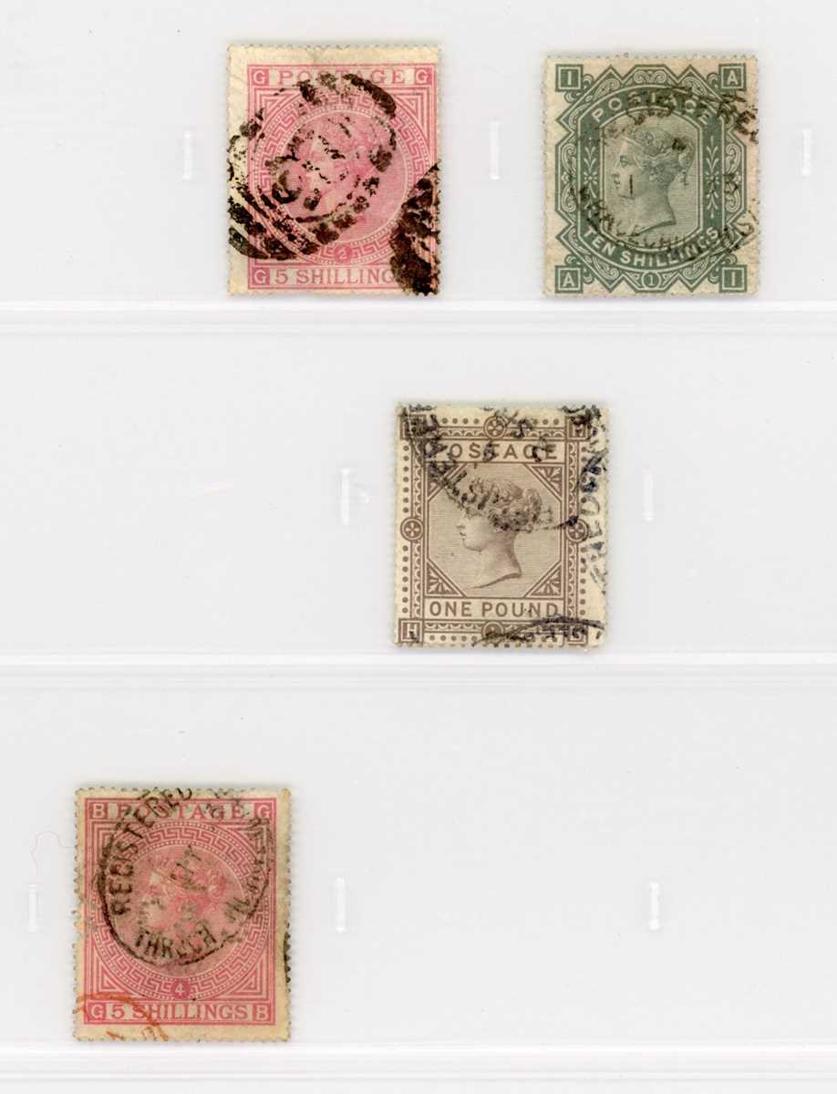 Great Britain stamps in Safe album from 1840-1951 with 1d black used, 1d red plates to 225 mint - Image 4 of 11