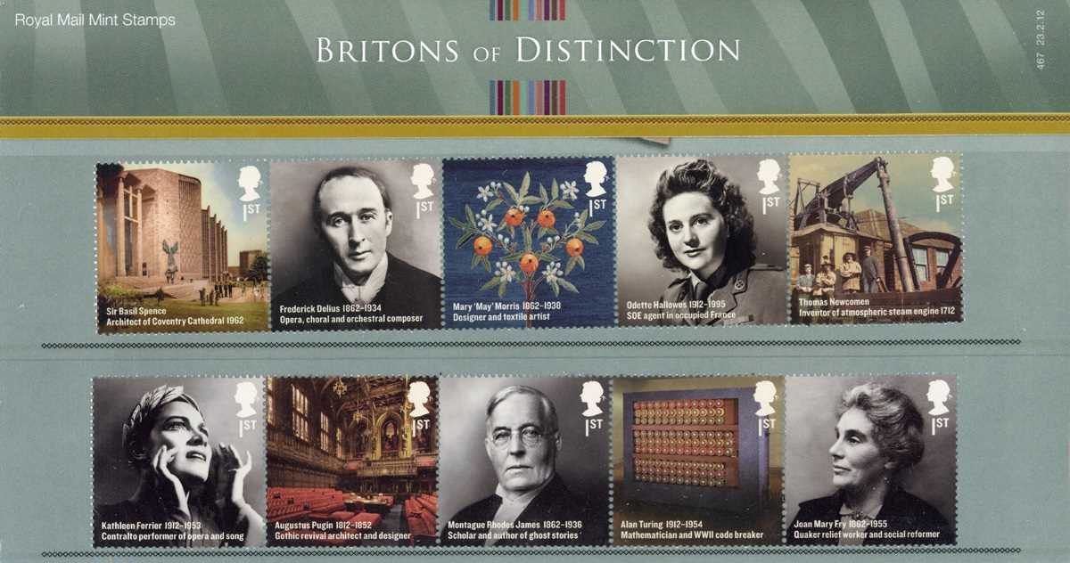 Great Britain presentation packs in ten albums 1971-2015 commemoratives, plus some definitives and