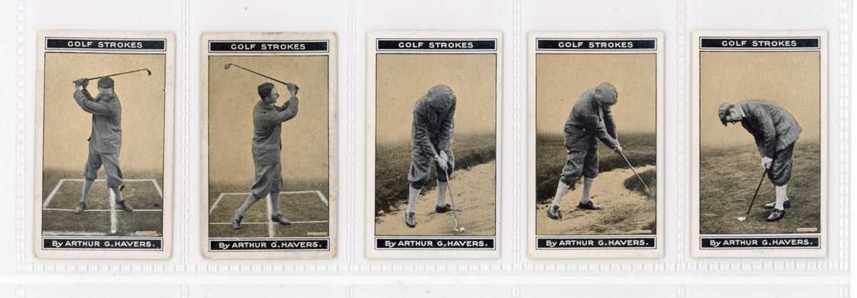 An album of cigarette and trade cards of sport interest, including a set of 25 Morris ‘Golf - Image 8 of 12