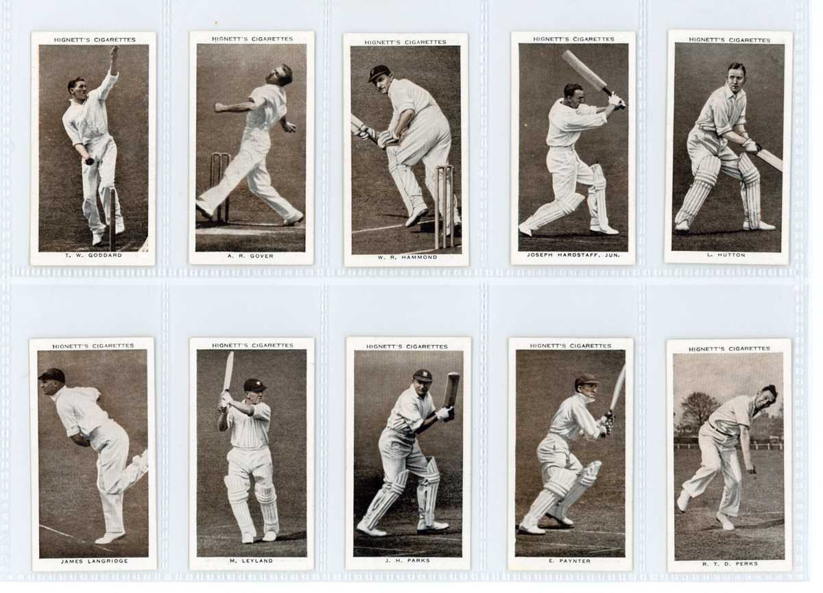 An album of cigarette and trade cards of sport interest, including 7 Rutter & Co ‘Cricketers - Image 5 of 8