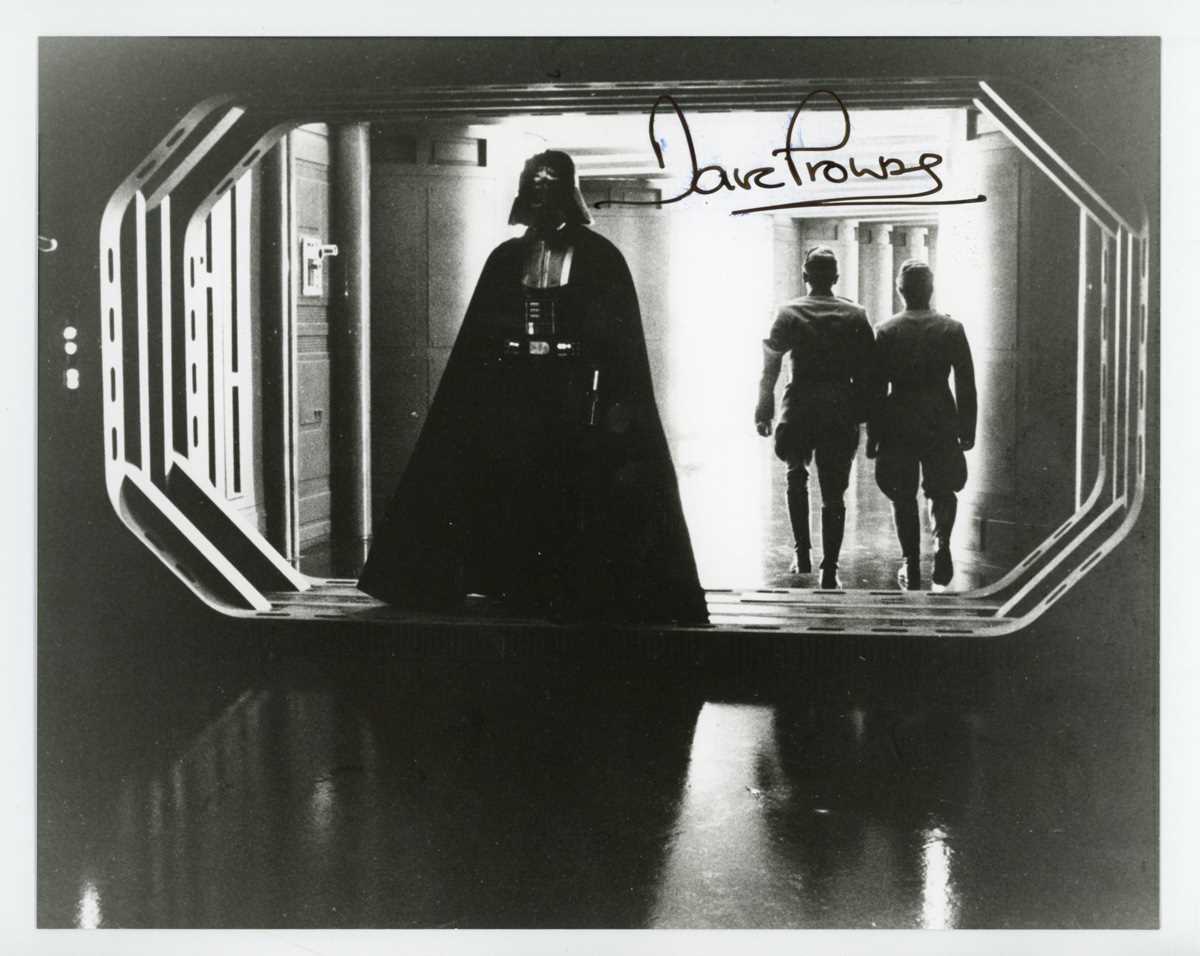 AUTOGRAPHS, STAR WARS. A group of four signed black and white photographs, comprising Mark Hamill in - Image 4 of 4