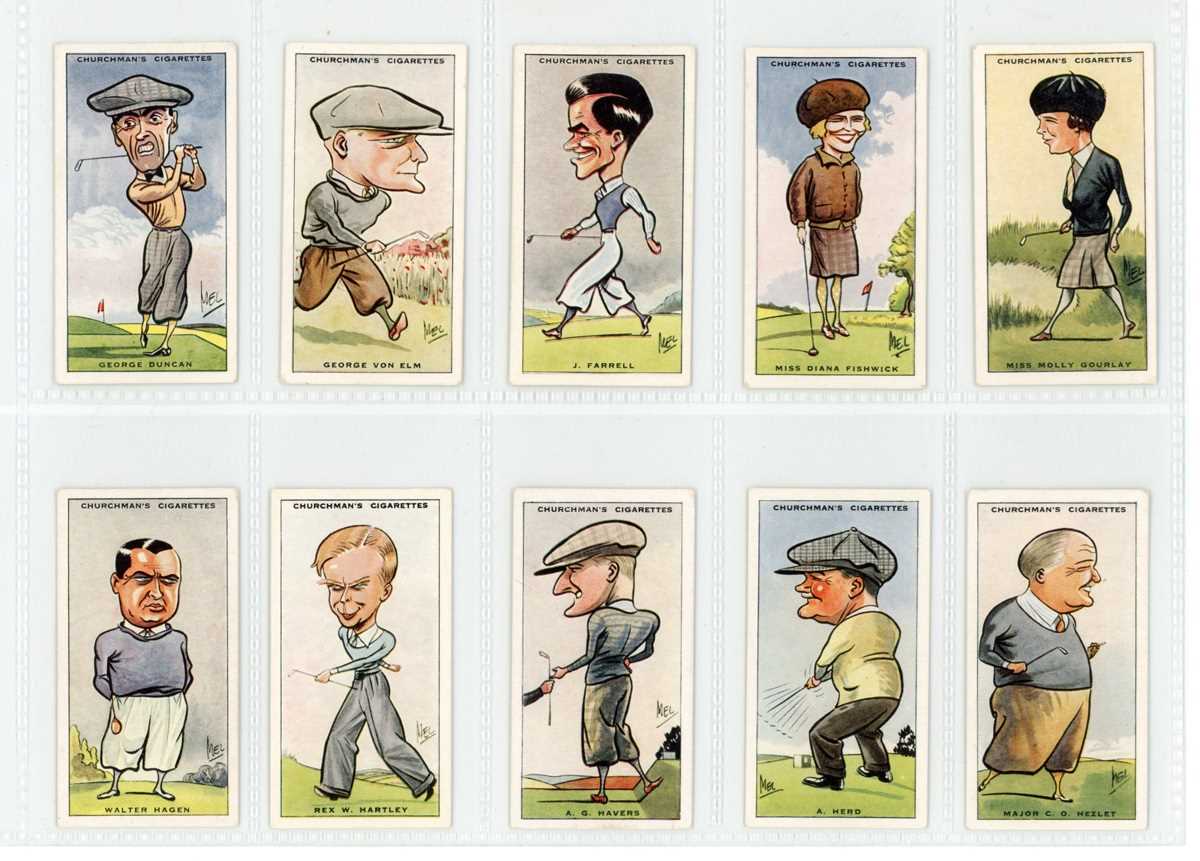 An album of cigarette and trade cards of sport interest, including a set of 25 Morris ‘Golf - Image 10 of 12