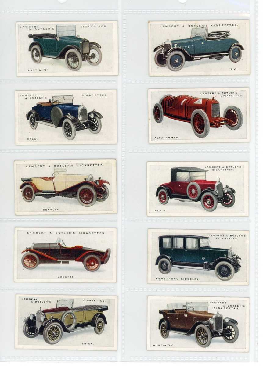 A collection of Lambert & Butler cigarette cards in two albums, including a set of 25 ‘Aviation’, - Image 2 of 8
