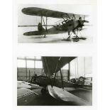 AVIATION. Ten albums containing photographs, postcards and ephemera relating to commercial and