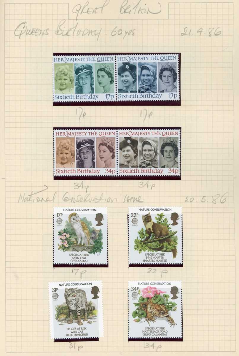 Great Britain and Jersey stamps in five albums with mint commemoratives up to 1997. - Bild 6 aus 7