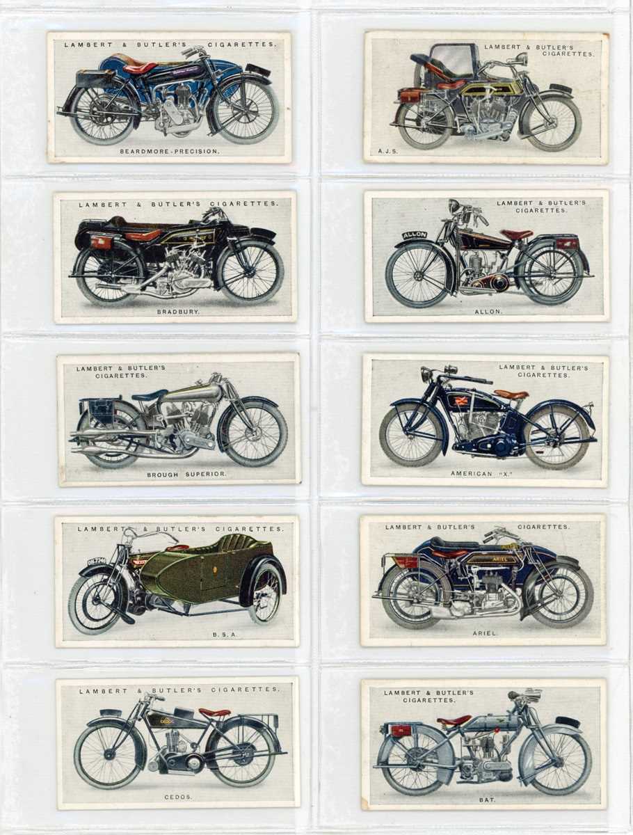 A collection of Lambert & Butler cigarette cards in two albums, including a set of 25 ‘Aviation’, - Image 5 of 8