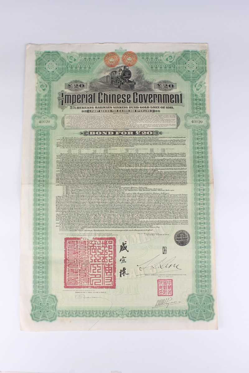 SHARE CERTIFICATES. A Government of the Chinese Republic Province of Petchili 5½% gold loan of - Image 6 of 72