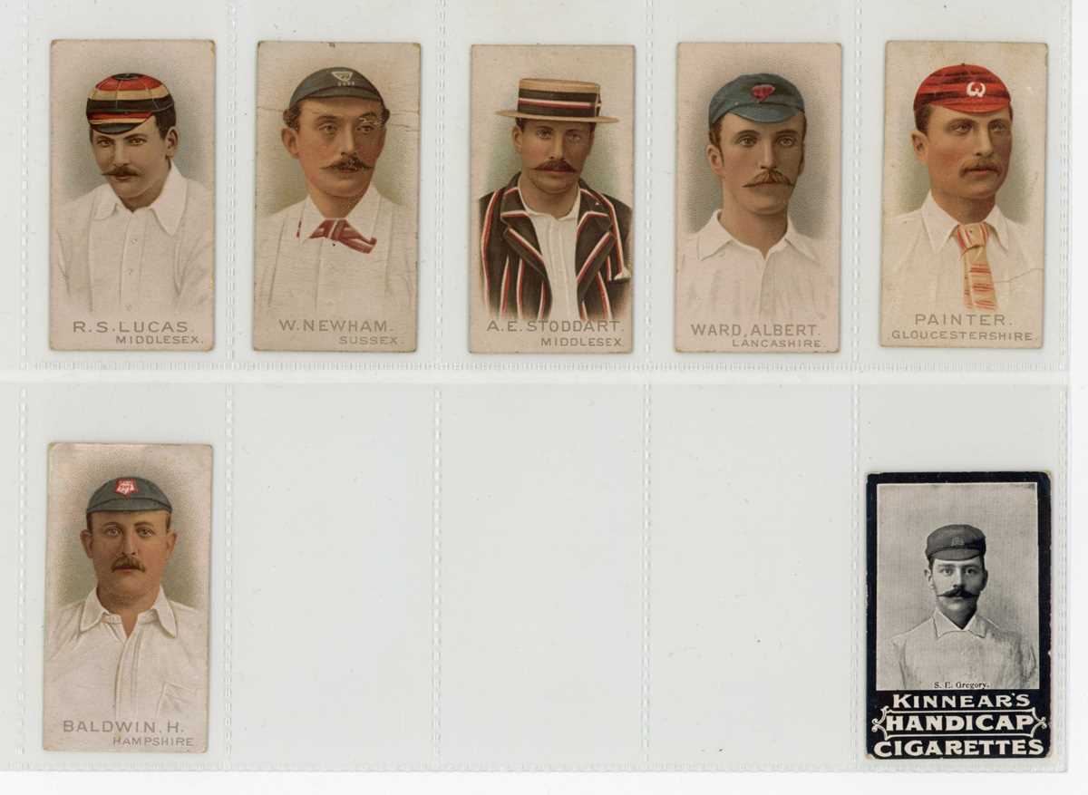 A set of 50 Wills 'Cricketers Series' cigarette cards circa 1901, together with 16 Wills ‘ - Image 14 of 19