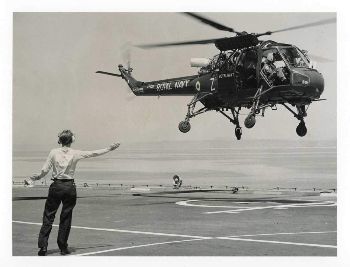 HELICOPTERS. Four albums containing photographs and ephemera relating to helicopters, together