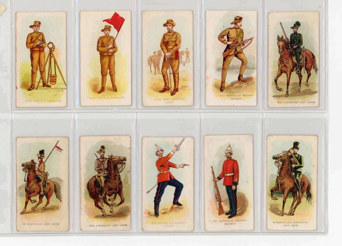 A collection of cigarette and trade cards in three albums, mostly of military interest, including 12 - Bild 7 aus 13