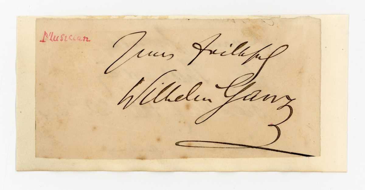 AUTOGRAPHS. A collection of approximately 65 clipped signatures of notable Victorians, including - Bild 5 aus 6