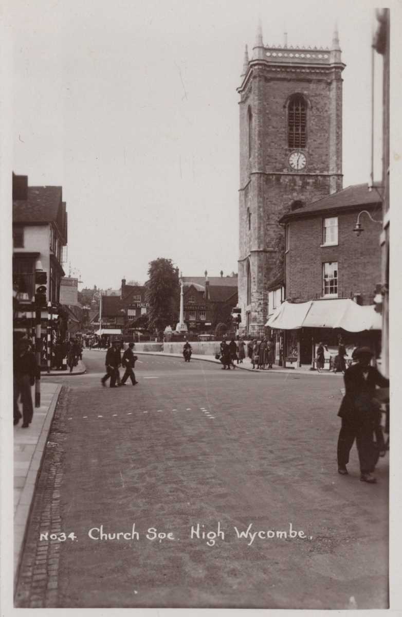 A collection of 34 postcards of Buckinghamshire including photographic postcards titled ‘High - Image 3 of 7