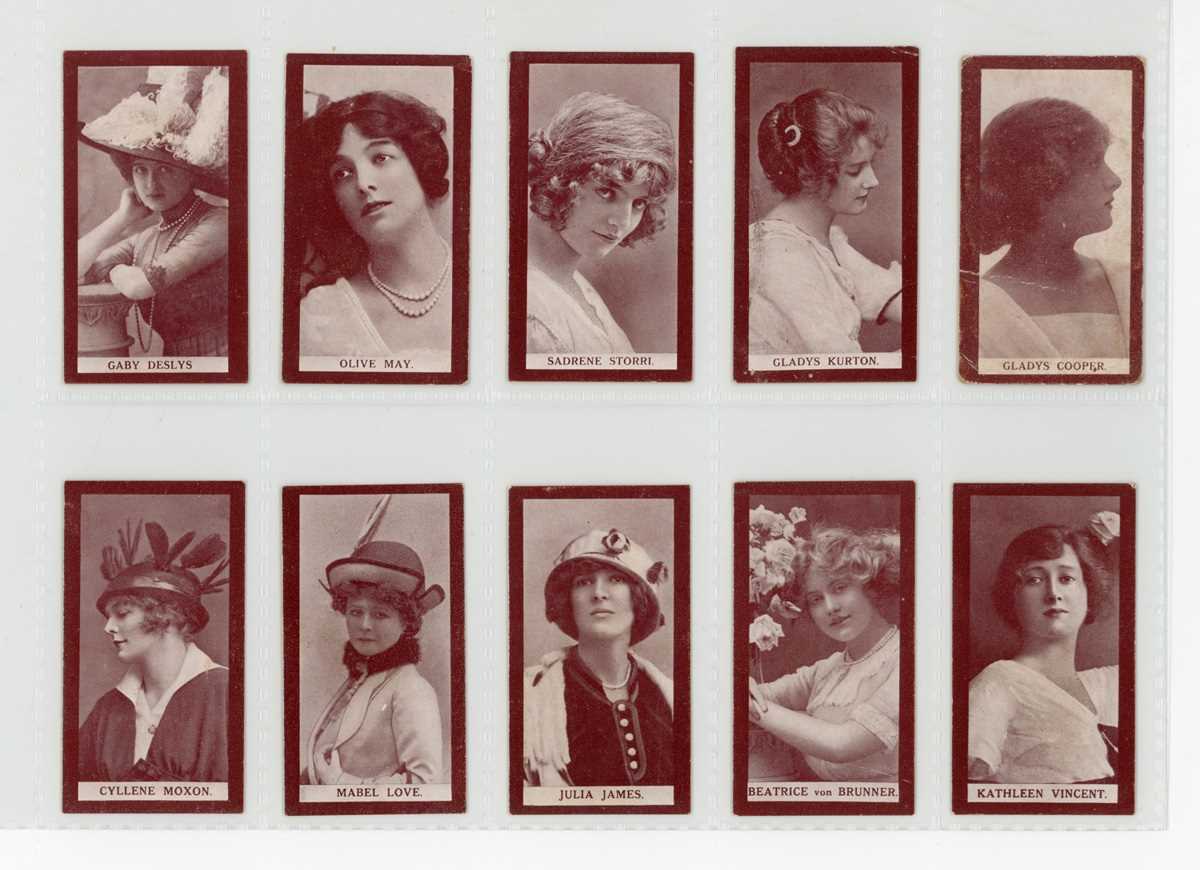 Two albums of cigarette cards, all beauties or actors and actresses, including 19 Albert Baker ‘ - Image 11 of 11