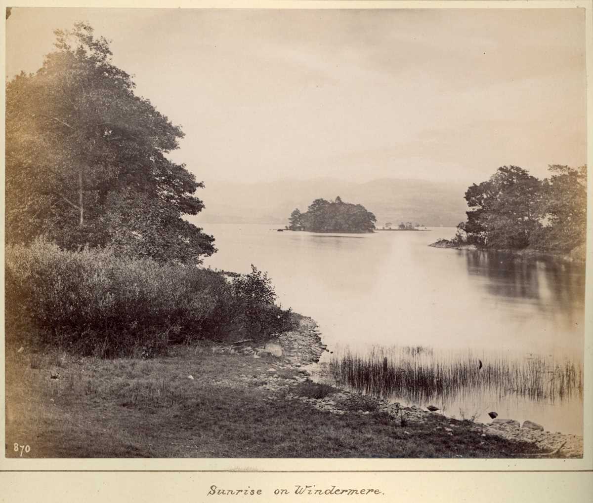 PHOTOGRAPHS. An album containing approximately 71 mounted albumen-print photographs mainly of - Image 4 of 5