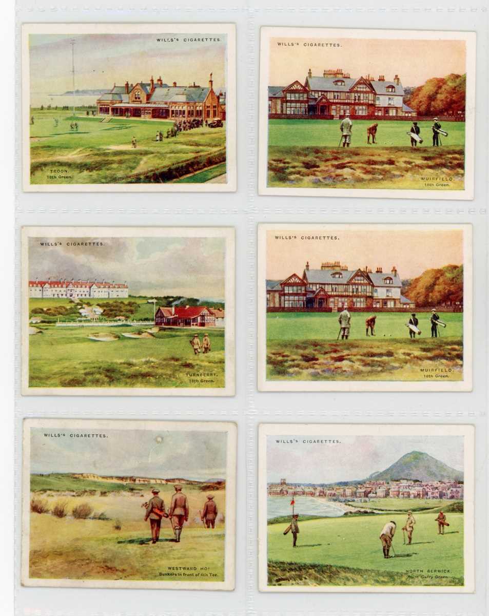 An album of cigarette and trade cards of sport interest, including a set of 25 Morris ‘Golf - Image 12 of 12