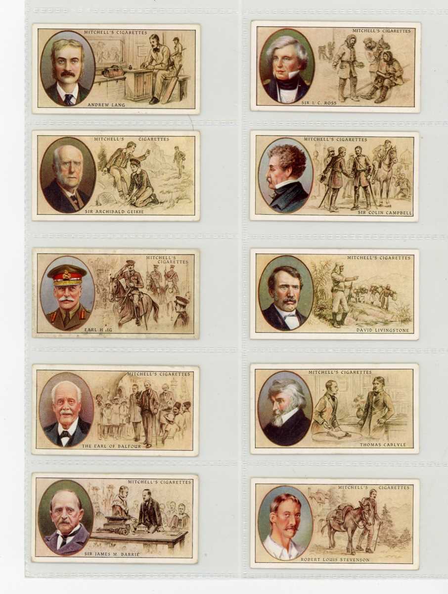 An album containing Stephen Mitchell cigarette cards, including a set of 50 ‘Famous Scots’, a - Image 4 of 7