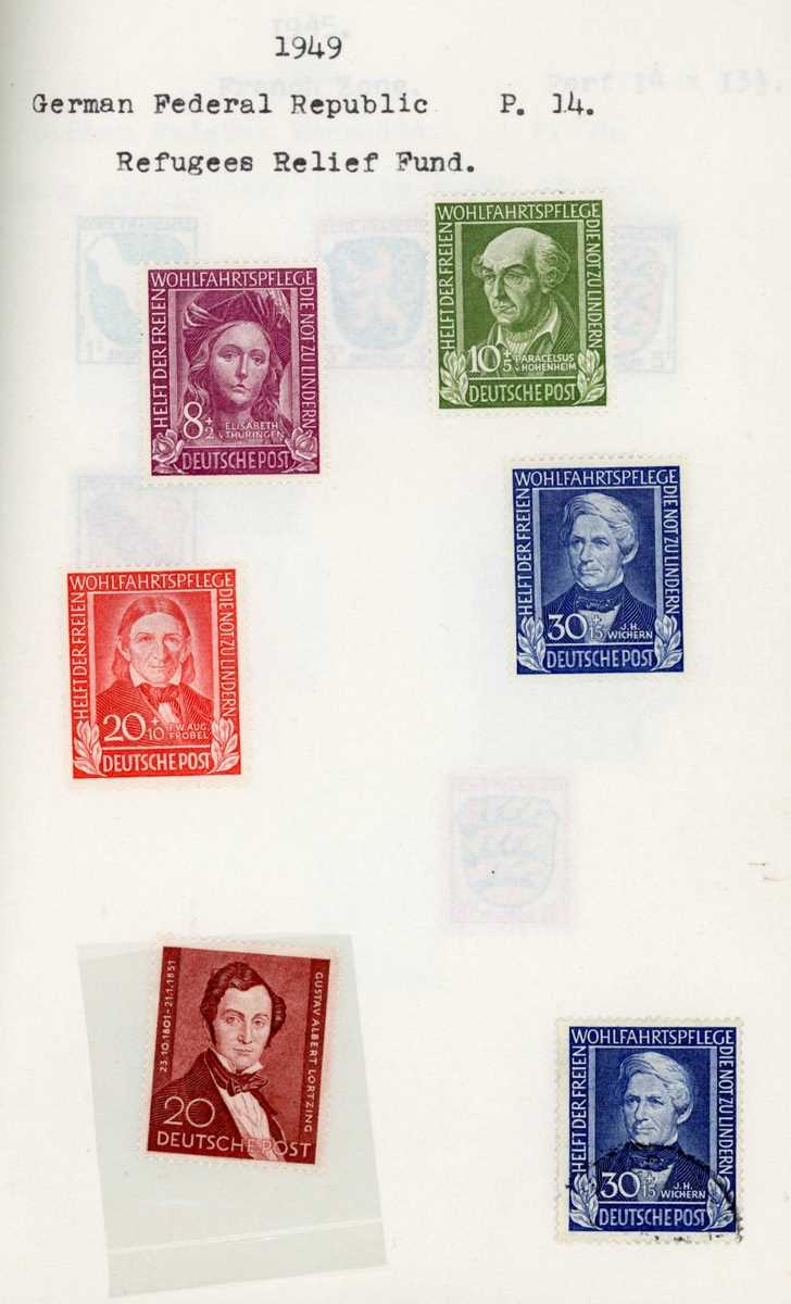 British Commonwealth stamps and Germany in eight albums and loose with George VI short sets mint and - Image 6 of 12