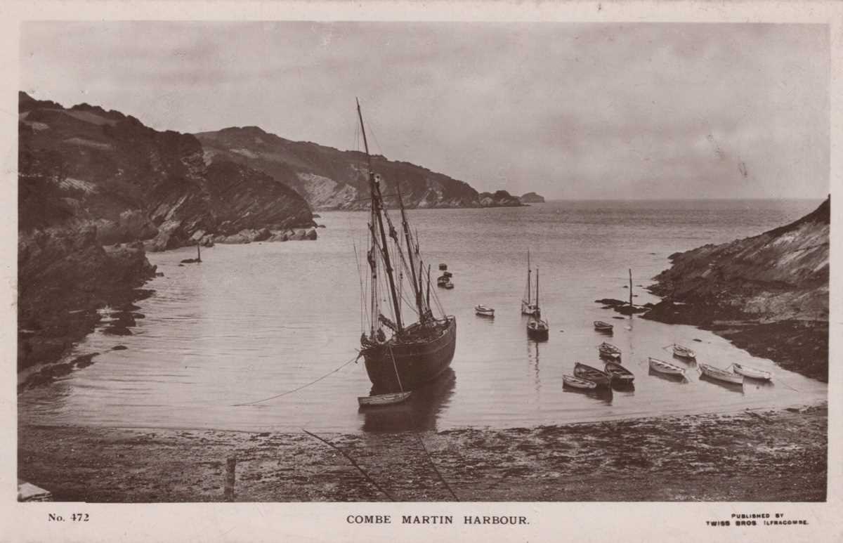 A collection of approximately 51 postcards of the village of Combe Martin in Devon, including - Image 6 of 13
