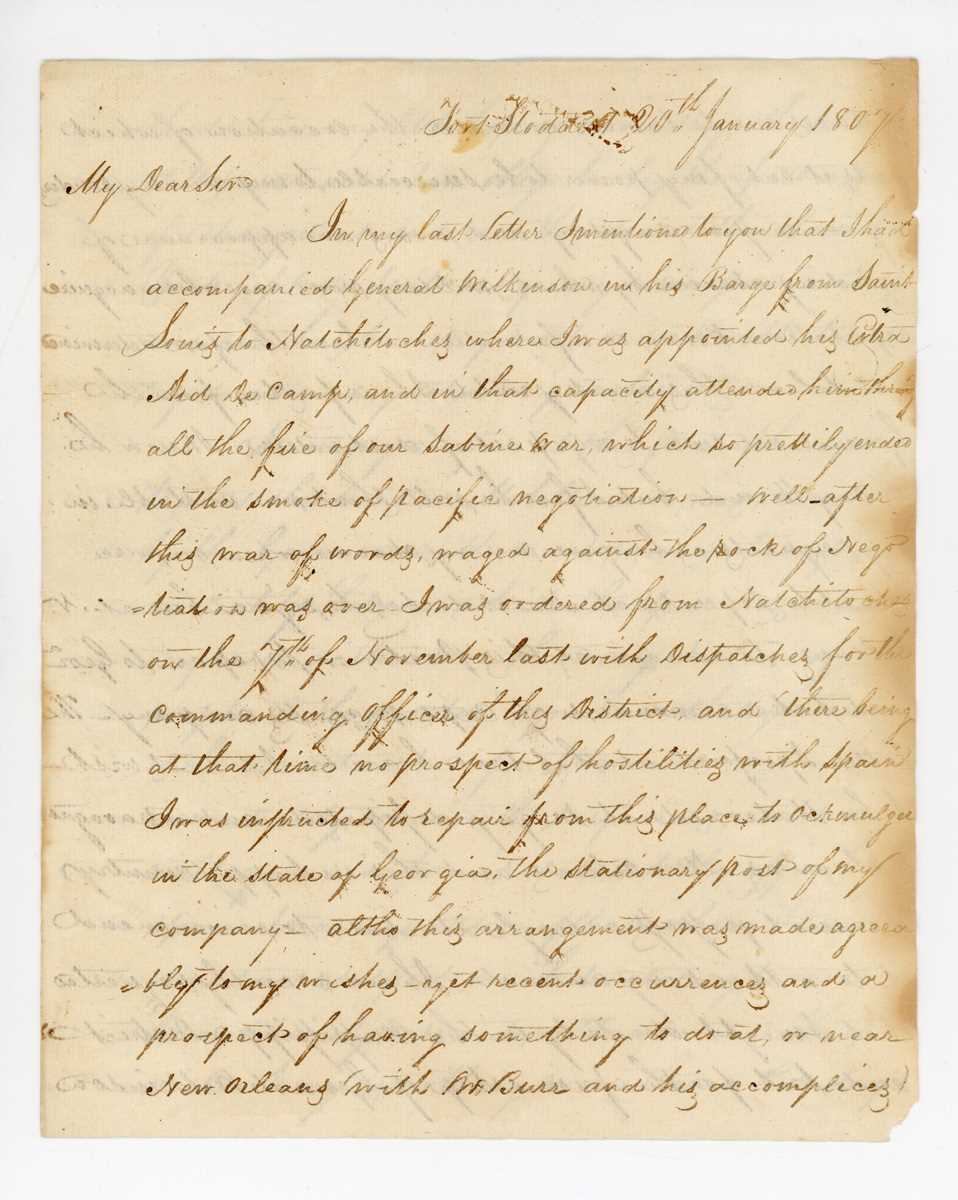 AMERICAN HISTORY. Two autographed letters signed (a.l.s.) by Lieut Henry R. Graham dated 1st July - Image 3 of 7