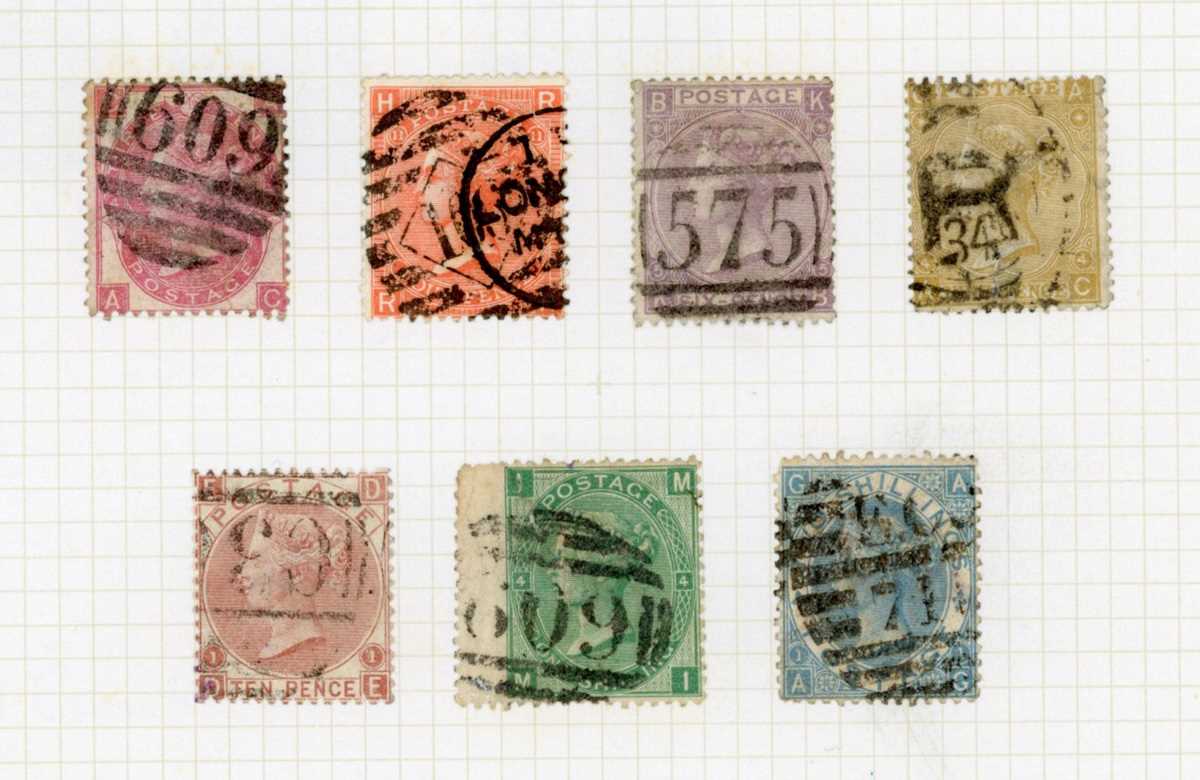 Great Britain stamps in album from 1840 1d black and 2d blue used up to 1972 with surface printed, - Image 2 of 10