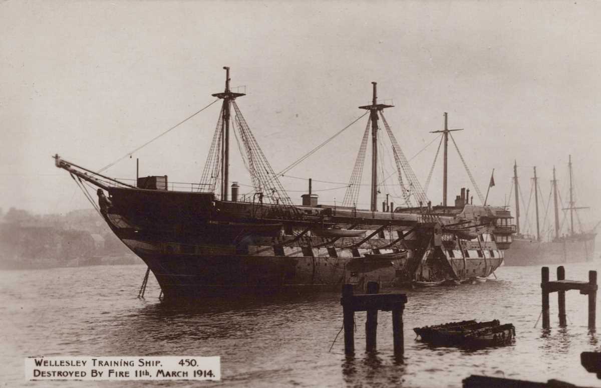 A collection of 12 postcards relating the Wellesley Training Ship in North Shields, including a - Image 7 of 7