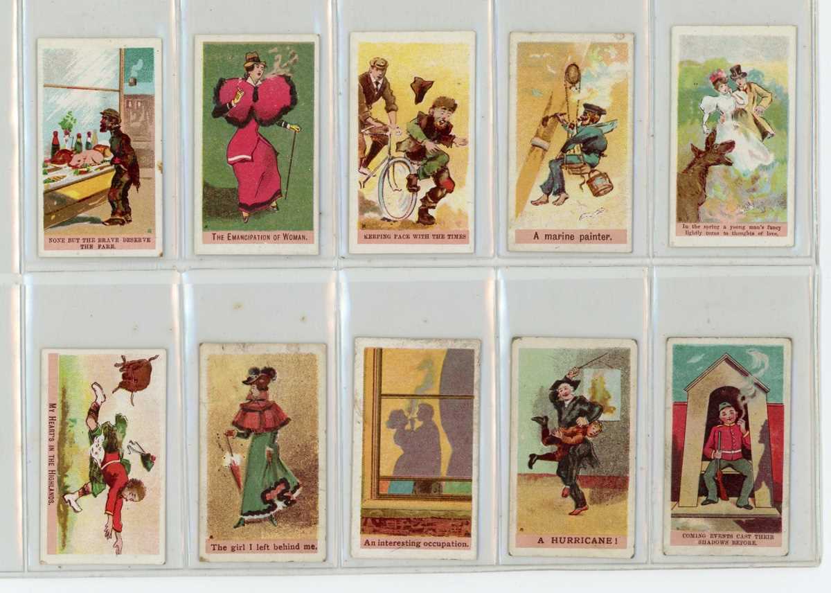 A set of 50 Wills 'Cricketers Series' cigarette cards circa 1901, together with 16 Wills ‘ - Image 16 of 19