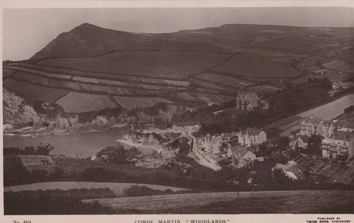 A collection of approximately 51 postcards of the village of Combe Martin in Devon, including - Image 8 of 13