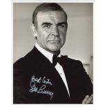 AUTOGRAPHS, JAMES BOND 007. A group of six signed photographs of actors who have played James