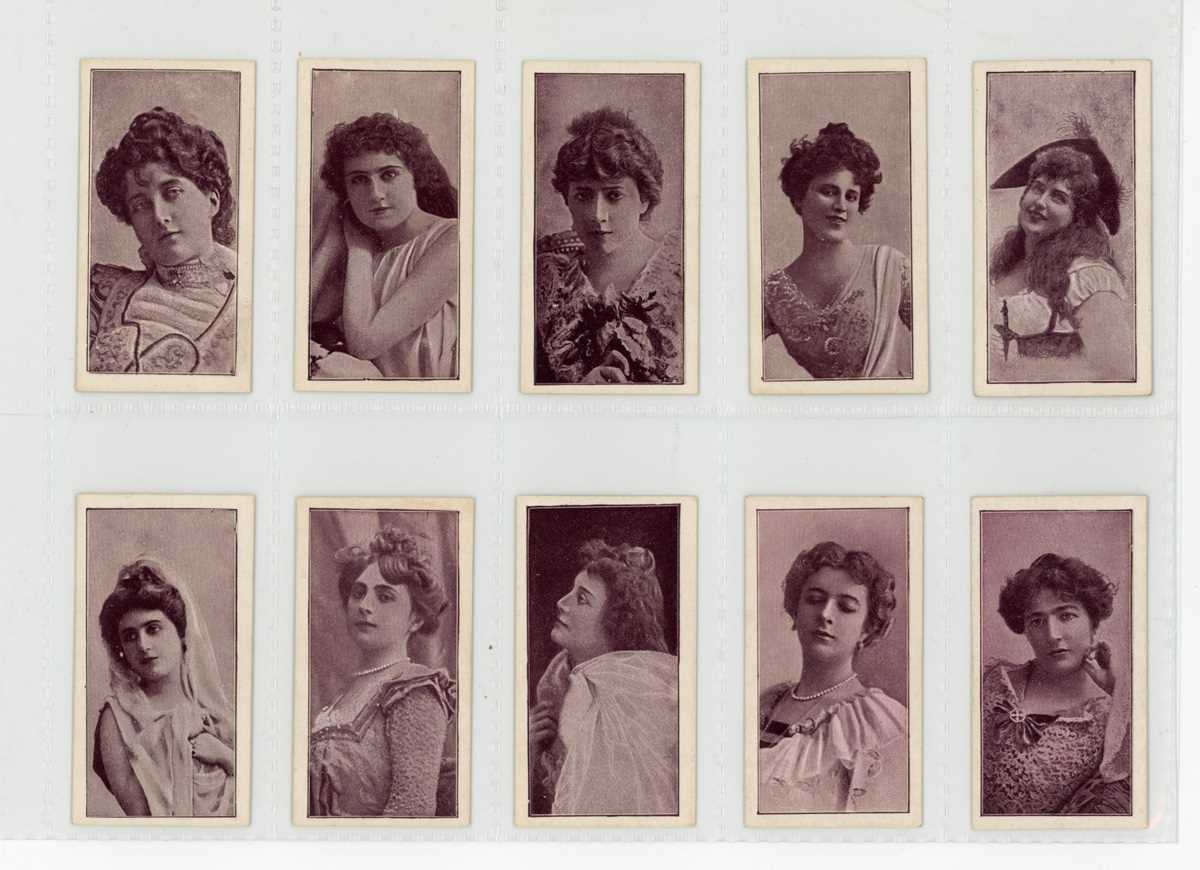 Two albums of cigarette cards, all beauties or actors and actresses, including 19 Albert Baker ‘ - Image 8 of 11