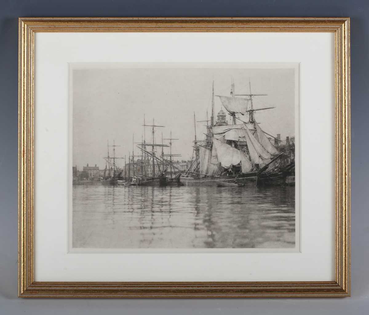 PHOTOGRAPHS. A black and white photogravure by Peter Henry Emerson, known as ‘Great Yarmouth - Image 2 of 8