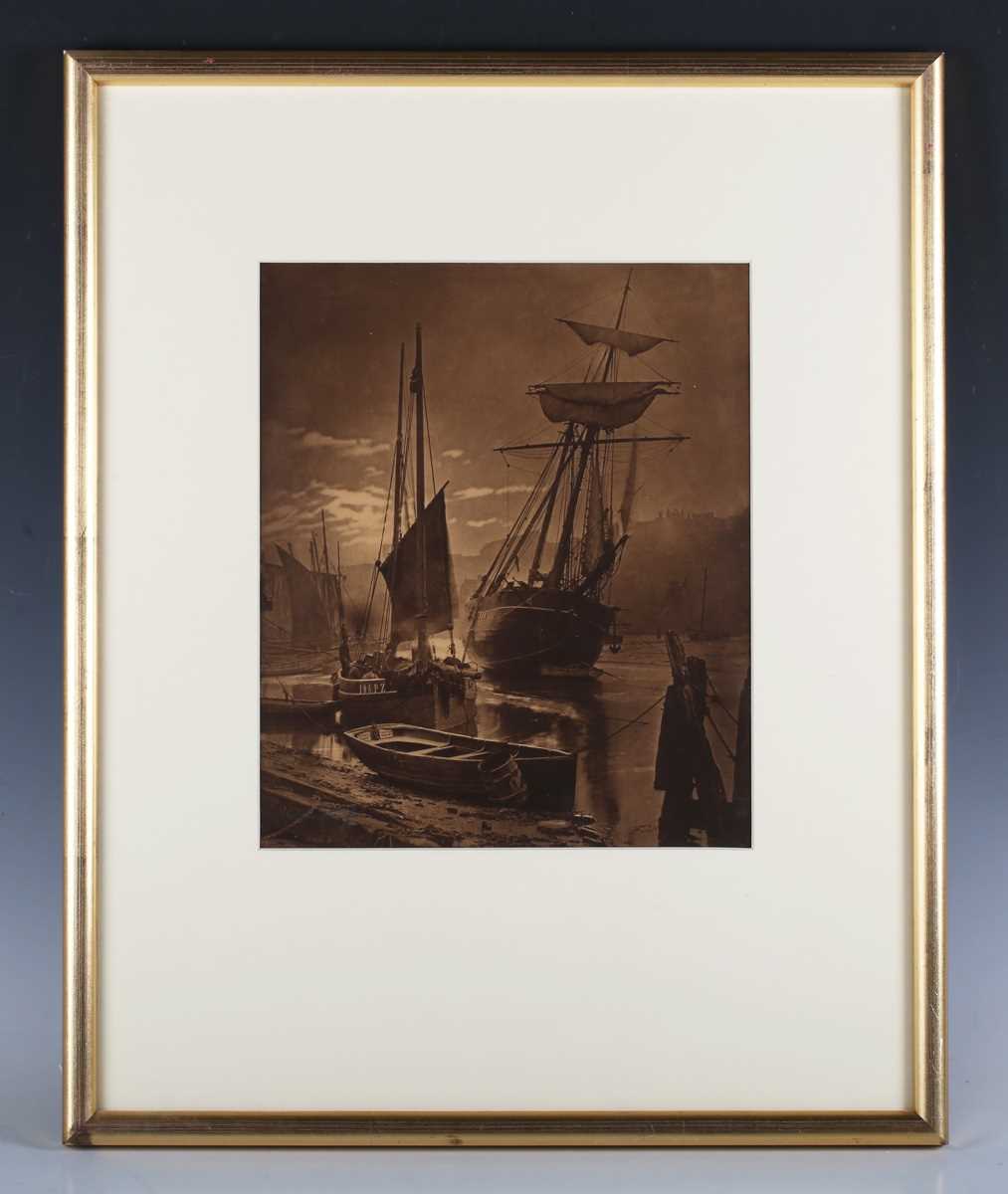 PHOTOGRAPH. A sepia-toned photograph by Frank Meadow Sutcliffe, known as ‘Whitby’ signed in - Image 2 of 4