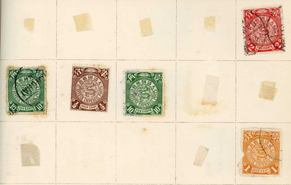 World stamps in old 'Empire' album, Strand album, loose on leaves, packets and first day covers.