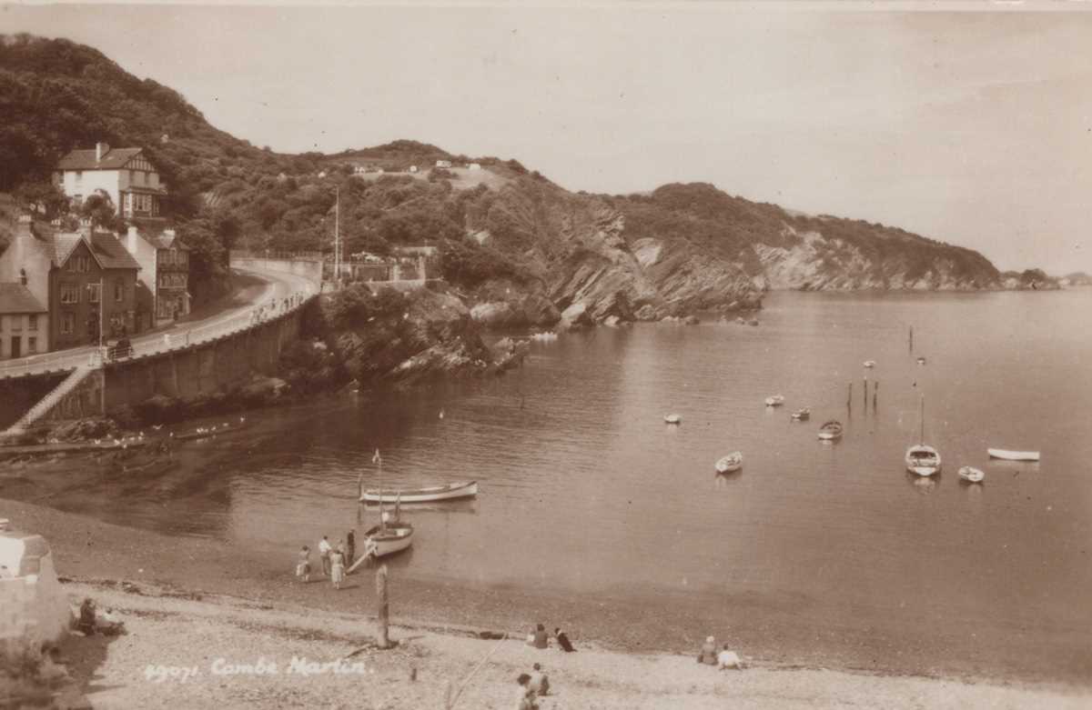 A collection of approximately 51 postcards of the village of Combe Martin in Devon, including - Image 11 of 13