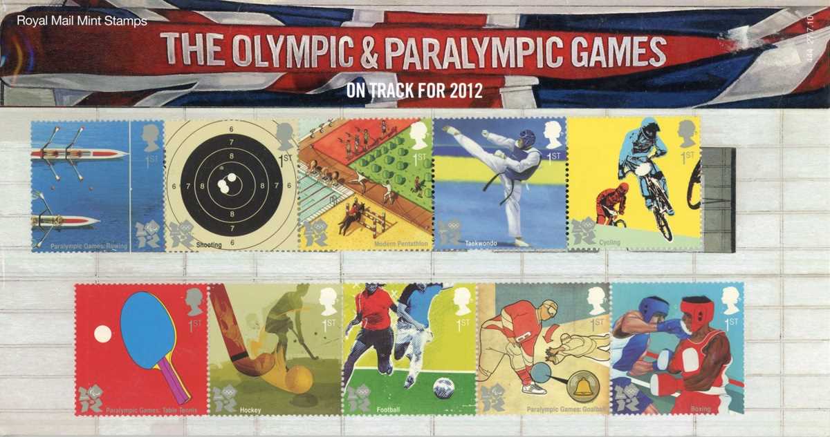 Great Britain presentation packs 2006-2013, including 2012 Olympics and Para Olympics plus some - Bild 4 aus 5