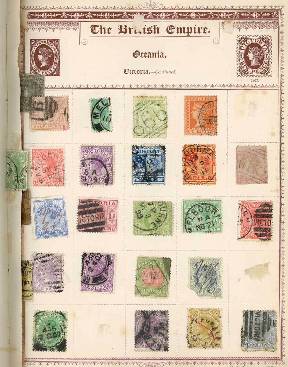 World stamps in old 'Empire' album, Strand album, loose on leaves, packets and first day covers. - Bild 3 aus 6