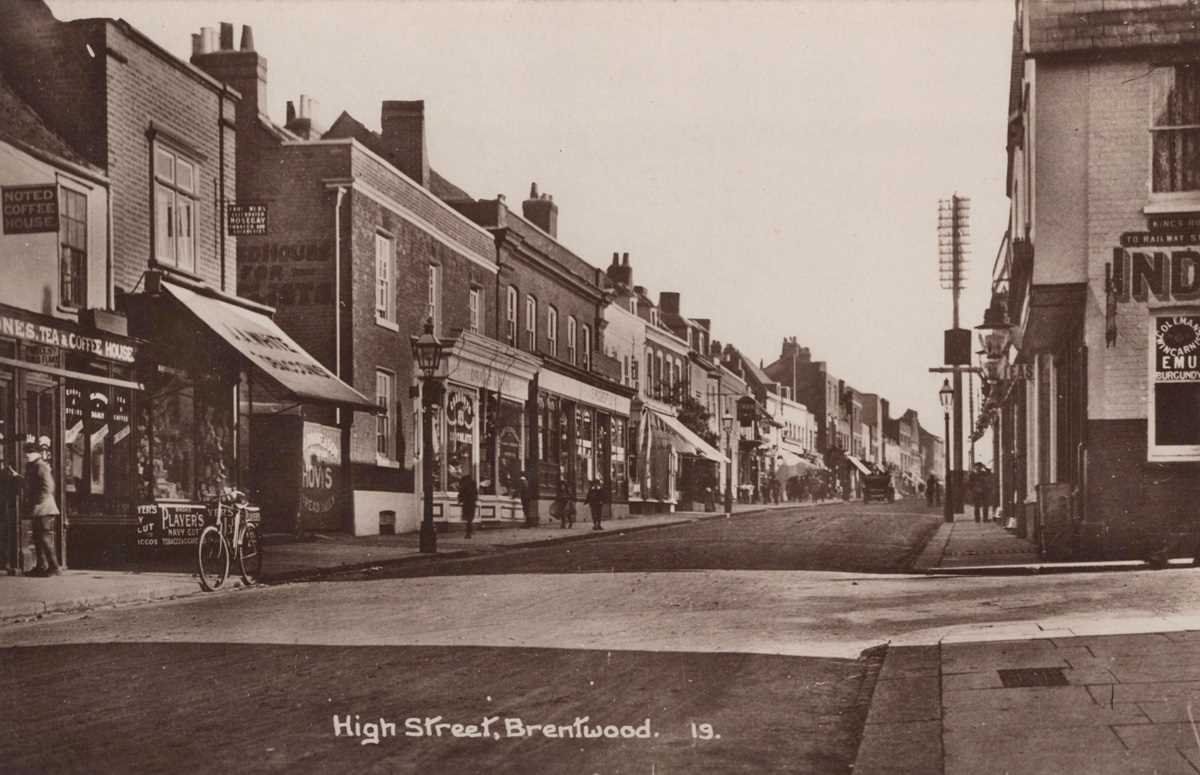 A collection of 35 postcards of Essex including photographic postcards titled ‘The Station - Image 10 of 10