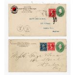 World postal history with much USA, including wartime, censors, airmails, Mexico pre stamp covers,