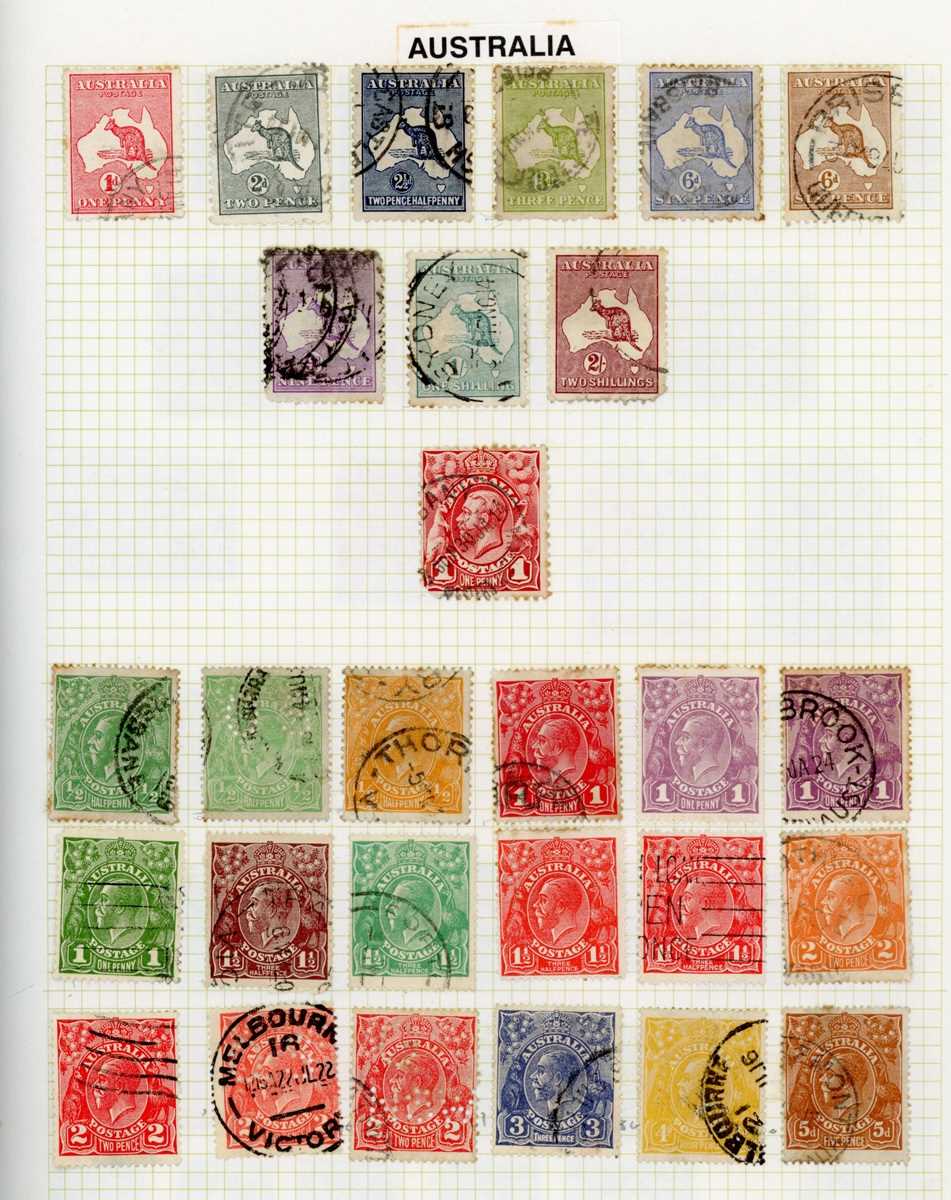 World stamps in eight Senator albums with Great Britain from 1840, some decimal mint issues, British - Image 6 of 9