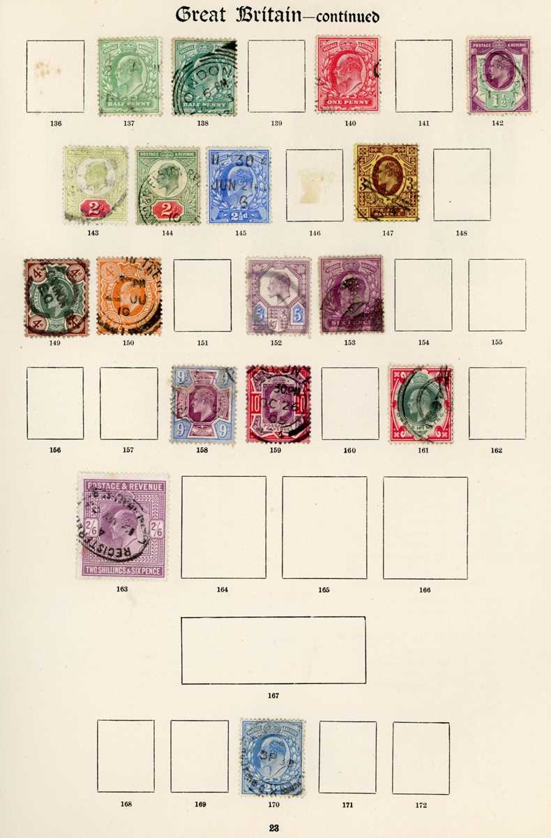 Stamp collection in two Imperial albums, three New Age albums, and one other Great Britain with 1840 - Image 8 of 11