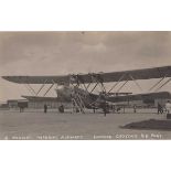 An album containing approximately 52 postcards of aviation interest and 10 aircraft identification