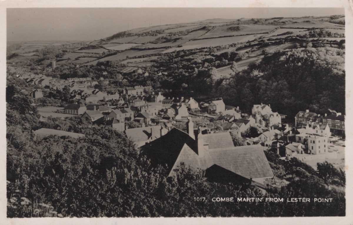 A collection of approximately 51 postcards of the village of Combe Martin in Devon, including - Image 5 of 13