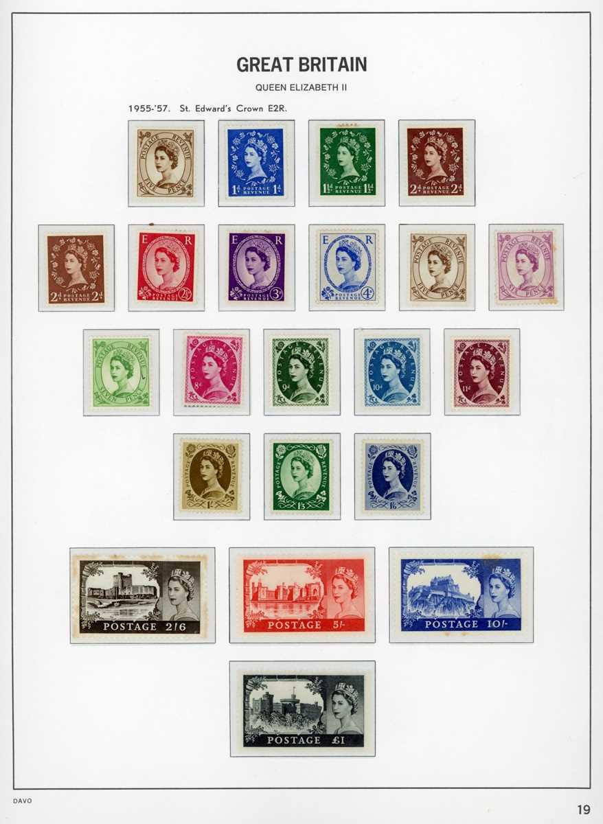 Great Britain mint stamps in four Stanley Gibbons printed albums from 1952-2012 with - Image 9 of 13