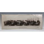 PHOTOGRAPH. A panoramic photographic print titled ‘County Borough of Brighton Fire Brigade 1928’