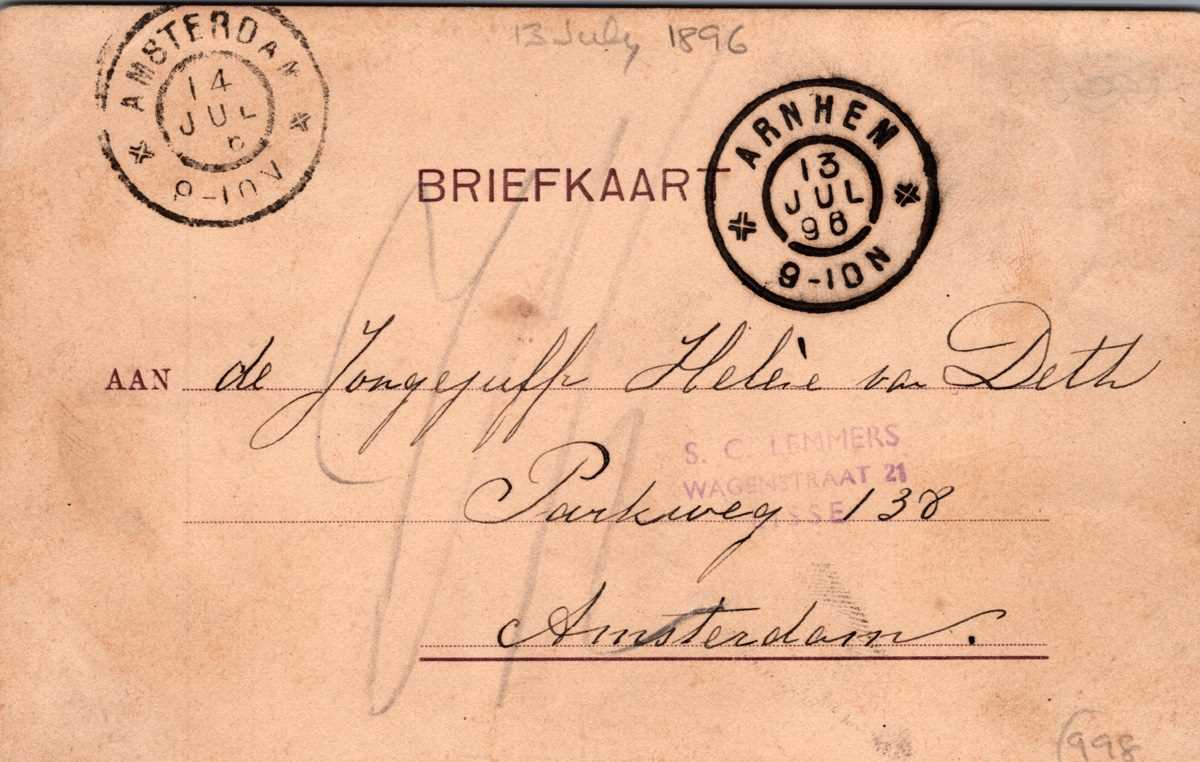 A group of 10 ‘Gruss Aus…’ postcards including Arnhem postally used 15/7/1898, Hamburg postally used - Image 4 of 20
