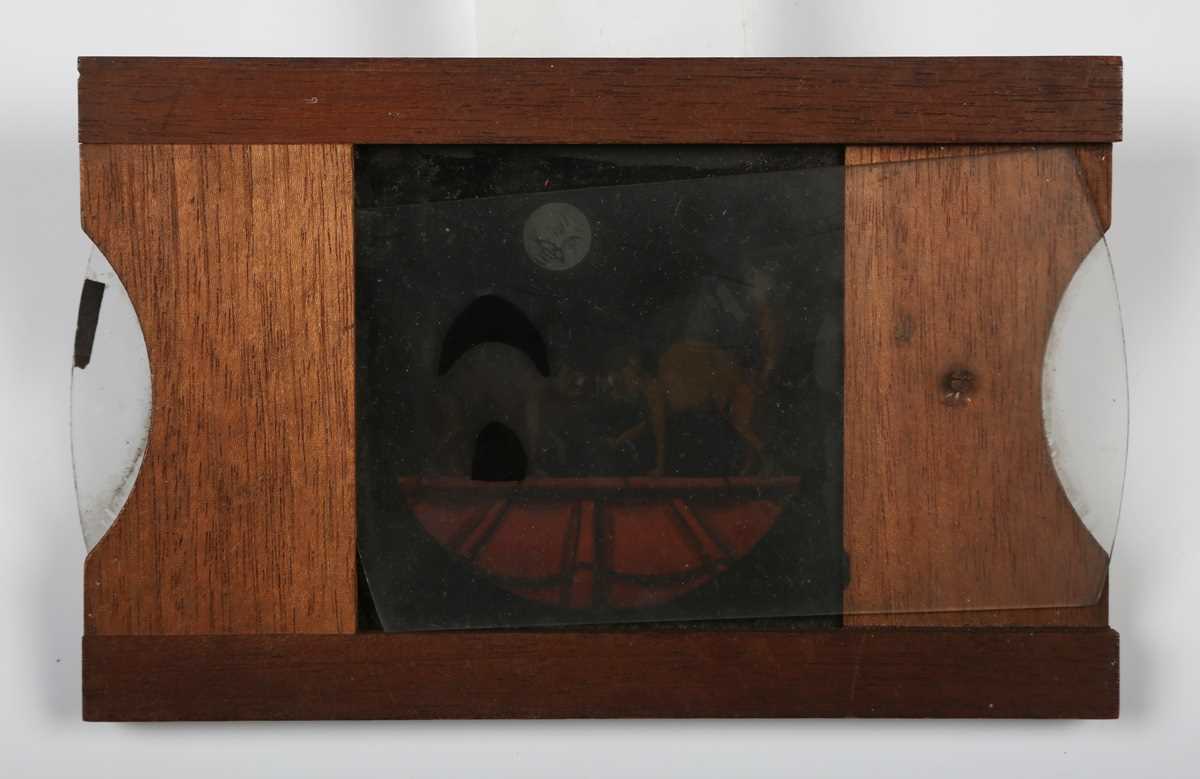 PHOTOGRAPHS. A magic lantern slide of two cats, slide 8.5cm x 8.5 cm, together with a collection - Image 3 of 12