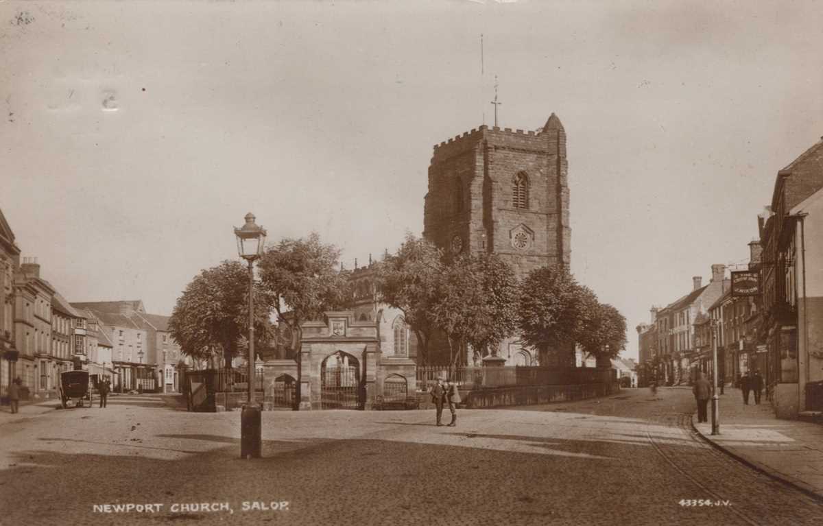 A collection of approximately 68 postcards of Shropshire including photographic postcards titled ‘ - Image 4 of 4