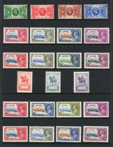 British Commonwealth omnibus stamps in three albums, mint issues with 1935 Silver Jubilee (no