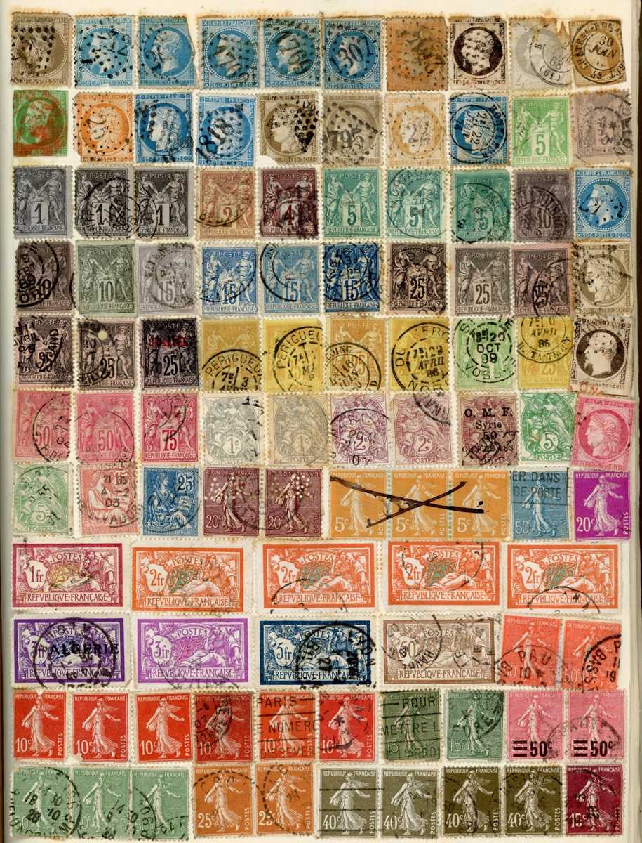 World stamps in albums and stock books with Great Britain 1d reds, Ireland 1922 overprints up to 2 - Image 4 of 6